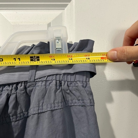 NWOT Thread & Supply Preppy Paperbag Shorts 3" Inseam Tie Waist Blue Pockets Lg - Picture 4 of 6